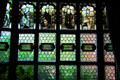 Series of Peace stained glass windows by Charles Eamer Kempe at Wightwick Manor. Wolverhampton, England.