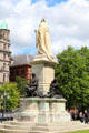 Statue of Queen Victoria at Belfast City Hall. Belfast, Northern Ireland.