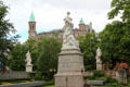 Titanic Memorial & other sculpture on grounds of Belfast City Hall. Belfast, Northern Ireland.