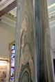Massive stone columns supporting rotunda at Belfast City Hall. Belfast, Northern Ireland.