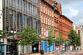 Castle Court Shopping Center & repurposed heritage facades. Belfast, Northern Ireland.