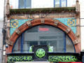 Commercial building with Celtic revival decor. Belfast, Northern Ireland.