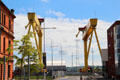 Harland & Wolff shipyard cranes Goliath & Samson. Belfast, Northern Ireland.