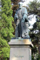 Statue of Lord Kelvin at Queen's University Belfast. Belfast, Northern Ireland.