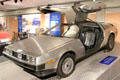 DeLorean 1981 made in Belfast at Ulster Transport Museum. Belfast, Northern Ireland