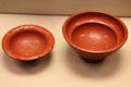 Samian Ware cup & bowl made in Gaul, imported to London at British Museum. London, United Kingdom.