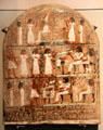 Limestone stela of Sobkhotpe at British Museum. London, United Kingdom.