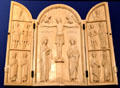 Ivory Borradaile Triptych Crucifixion from Constantinople at British Museum. London, United Kingdom.