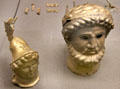 Roman heads of Minerva & Jupiter at British Museum. London, United Kingdom.