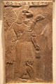 Assyrian eagle-headed protective spirit guarding doorway of Temple of Ninurta from Nimrud at British Museum. London, United Kingdom.
