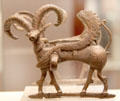 Luristan-style horse-bit in form of winged goat at British Museum. London, United Kingdom.