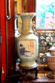 Chinese stoneware vase with celadon glaze at Sir John Soane's Museum. London, United Kingdom.