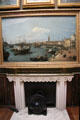 Canaletto painting over fireplace at Sir John Soane's Museum. London, United Kingdom.