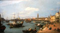 Riva degli schiavoni, Venice painting by Canaletto at Sir John Soane's Museum. London, United Kingdom.