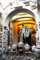 Collection of antique stone sculptures at Sir John Soane's Museum. London, United Kingdom.