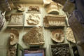 Collection of antique architectural elements at Sir John Soane's Museum. London, United Kingdom.
