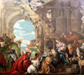 Adoration of the Kings painting by Paolo Veronese at National Gallery. London, United Kingdom.