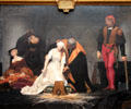 Execution of Lady Jane Grey painting by Paul Delaroche at National Gallery. London, United Kingdom.