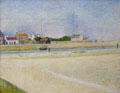 Channel of Gravelines, Grand Fort-Philippe painting by Georges Seurat at National Gallery. London, United Kingdom.