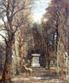 Cenotaph to Memory of Sir Joshua Reynolds painting by John Constable at National Gallery. London, United Kingdom.