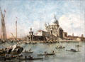 Venice: Punta della Dogana with S. Maria della Salute by Francesco Guardi at National Gallery. London, United Kingdom.