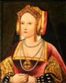 Katherine of Aragon portrait at National Portrait Gallery. London, United Kingdom
