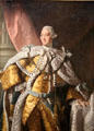 King George III portrait by studio of Allan Ramsay at National Portrait Gallery. London, United Kingdom.