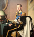 King George VI portrait by Meredith Frampton at National Portrait Gallery. London, United Kingdom.