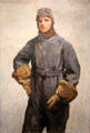 Sir John Alcock portrait by Ambrose McEvoy at National Portrait Gallery. London, United Kingdom.