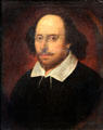 William Shakespeare portrait at National Portrait Gallery. London, United Kingdom.