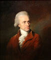 Astronomer Sir William Herschel portrait by Lemuel Francis Abbott at National Portrait Gallery. London, United Kingdom.