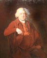 Sir Richard Arkwright portrait by Joseph Wright of Derby at National Portrait Gallery. London, United Kingdom.