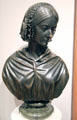 Florence Nightingale bronze bust by Sir John Robert Steell at National Portrait Gallery. London, United Kingdom.
