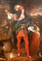 Sir Neil O'Neill dressed as Irish chieftain portrait by John Michael Wright at Tate Britain. London, United Kingdom.