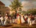 Dancing Scene in the Caribbean painting by Agostino Brunias at Tate Britain. London, United Kingdom.