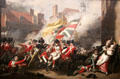 Death of Major Peirson on Jan. 6, 1781 during repulsion of French invasion of Jersey painting by John Singleton Copley at Tate Britain. London, United Kingdom.