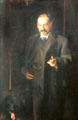 Art dealer Asher Wertheimer painting by John Singer Sargent at Tate Britain. London, United Kingdom.