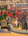 Piccadilly Circus painting by Charles Ginner at Tate Britain. London, United Kingdom.