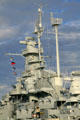 Superstructure of Battleship Alabama. Mobile, AL.
