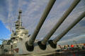 16" guns of Battleship Alabama. Mobile, AL.