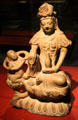 Quan Yin sandstone statue Qing Dynasty at Mobile Museum of Art. Mobile, AL.