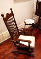 Stationary rocking chair at Bragg-Mitchell Mansion. Mobile, AL.