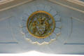 Seal of Arkansas on Old State House. Little Rock, AR.