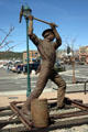 Gandy Dancer sculpture. Flagstaff, AZ.