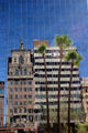 Heritage buildings reflected in Bank One windows. Phoenix, AZ.