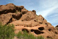Rock formations of Echo Canyon Park. Phoenix, AZ.