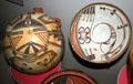 Native pottery in Arizona State Museum. Tucson, AZ.