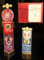 Mining labor union ribbons & membership card at Arizona History Museum. Tucson, AZ.