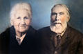 Photo of Maria Jesus Moreno Sosa & Antonio C. Sosa, first residents of Sosa-Carrillo-Frémont House. Tucson, AZ.