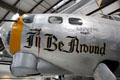 Nose of Boeing Flying Fortress B-17G bomber at Pima Air & Space Museum. Tucson, AZ